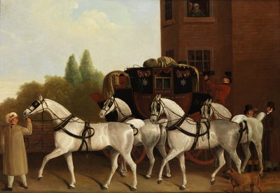 Edinburgh and London Royal Mail by Jacques Laurent Agasse